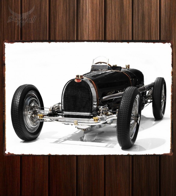 Металлическая табличка Bugatti Type 59 Металлическая табличка Bugatti Type 59